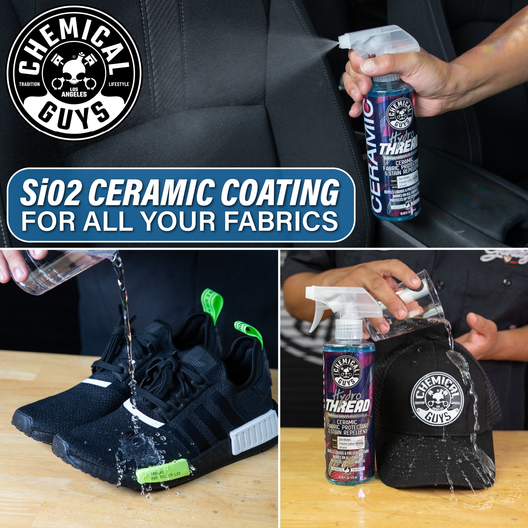 HydroThread Ceramic Fabric Protectant & Stain Repellent - Image 3