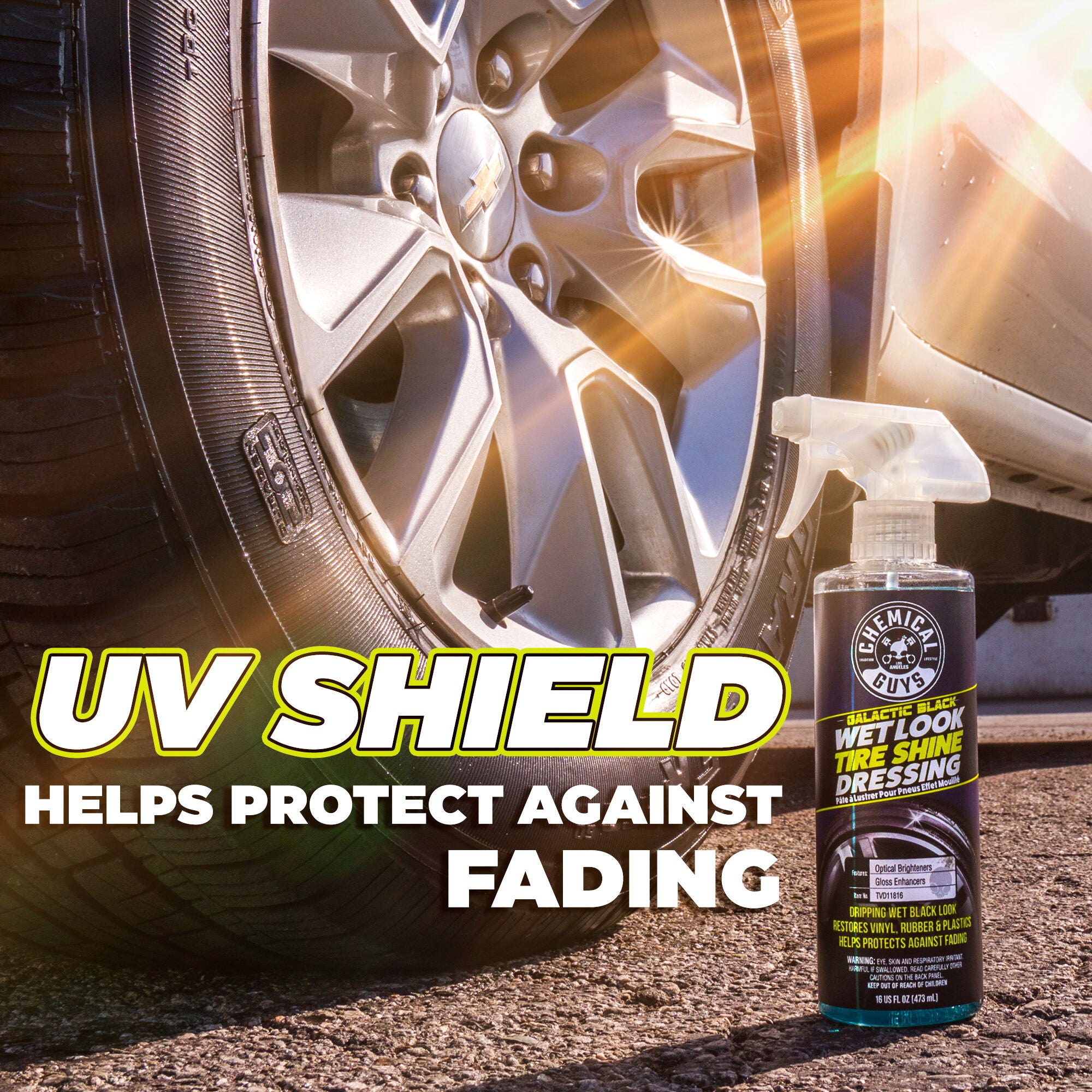 Galactic Black Wet Look Tire Shine Dressing - Image 6