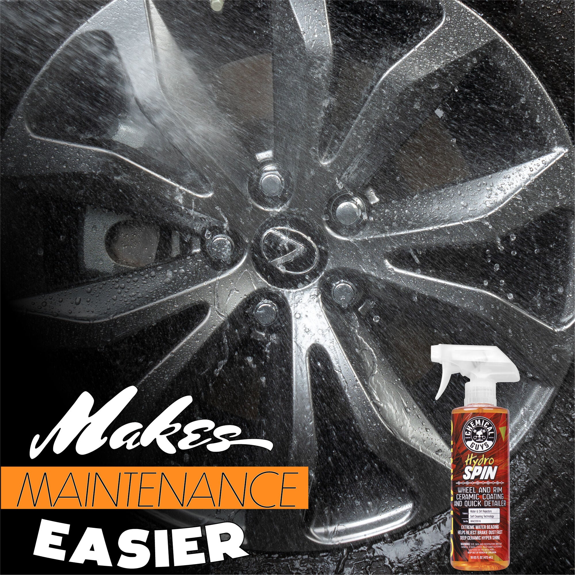 HydroSpin Wheel and Rim Ceramic Coating and Quick Detailer - Image 7