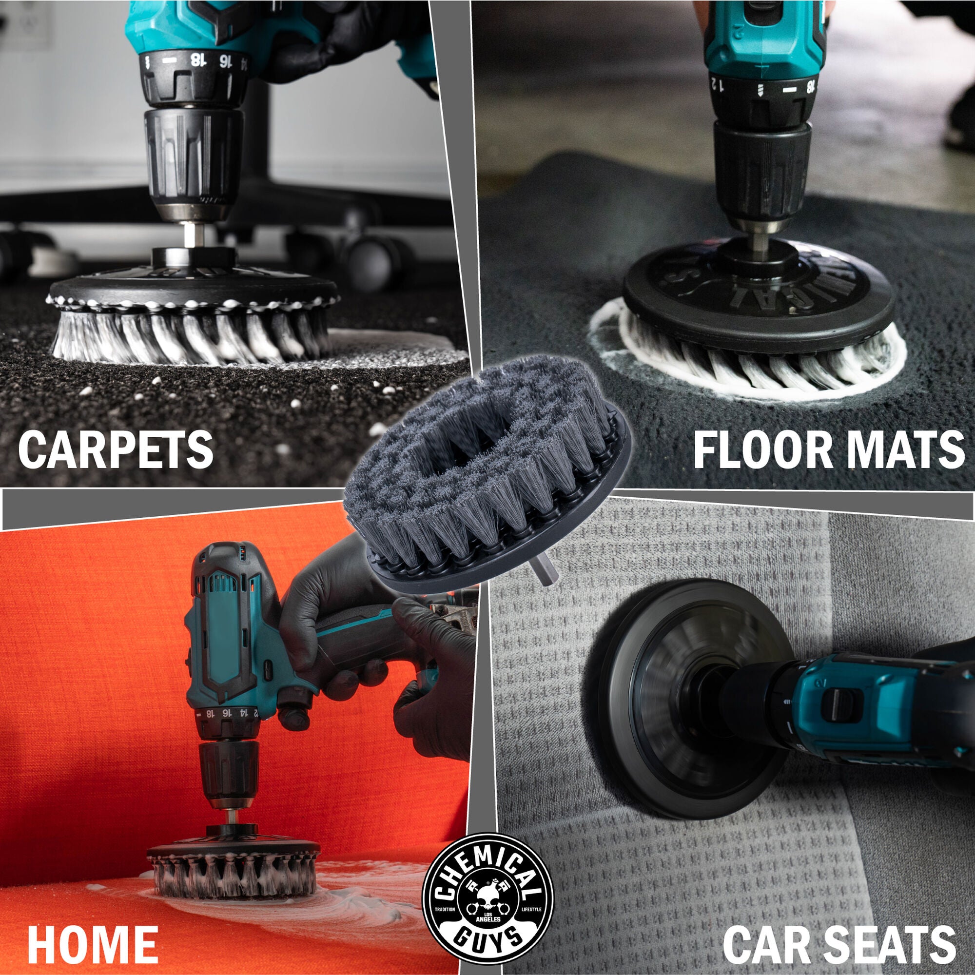 Chemical Guys Spinner Multi-Surface Drill Brush. Light Duty - Image 3