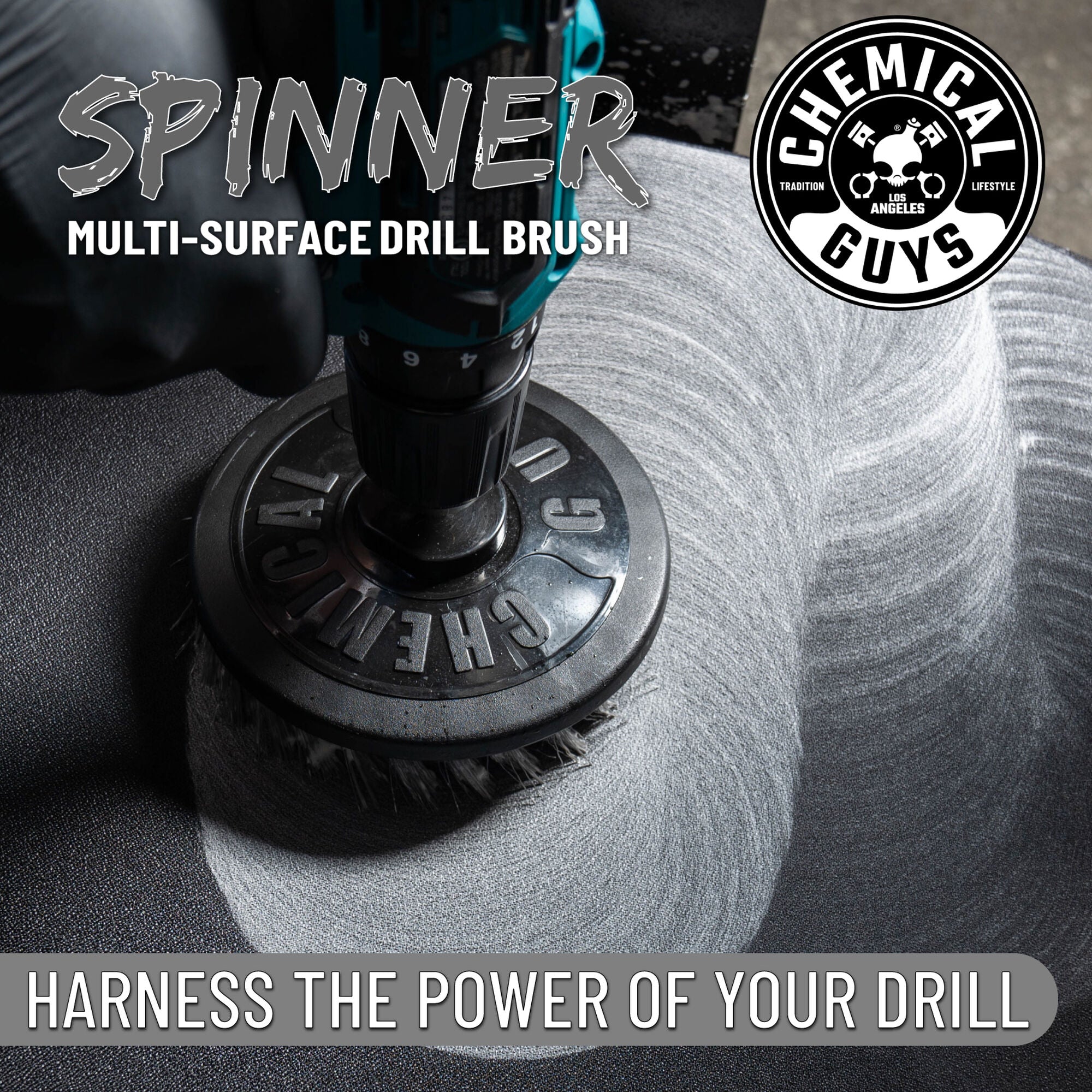 Chemical Guys Spinner Multi-Surface Drill Brush. Light Duty - Image 5