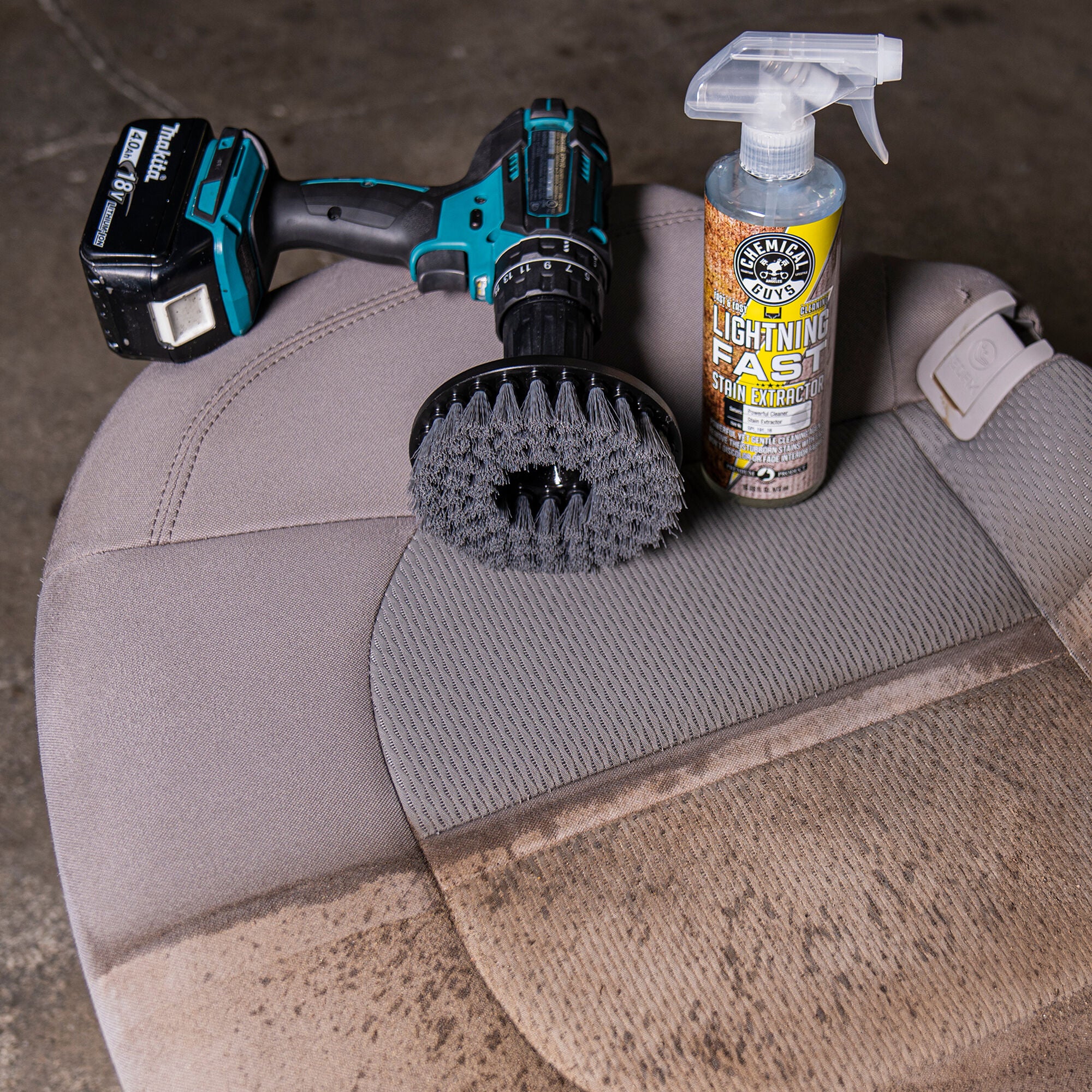 Chemical Guys Spinner Multi-Surface Drill Brush. Light Duty - Image 9