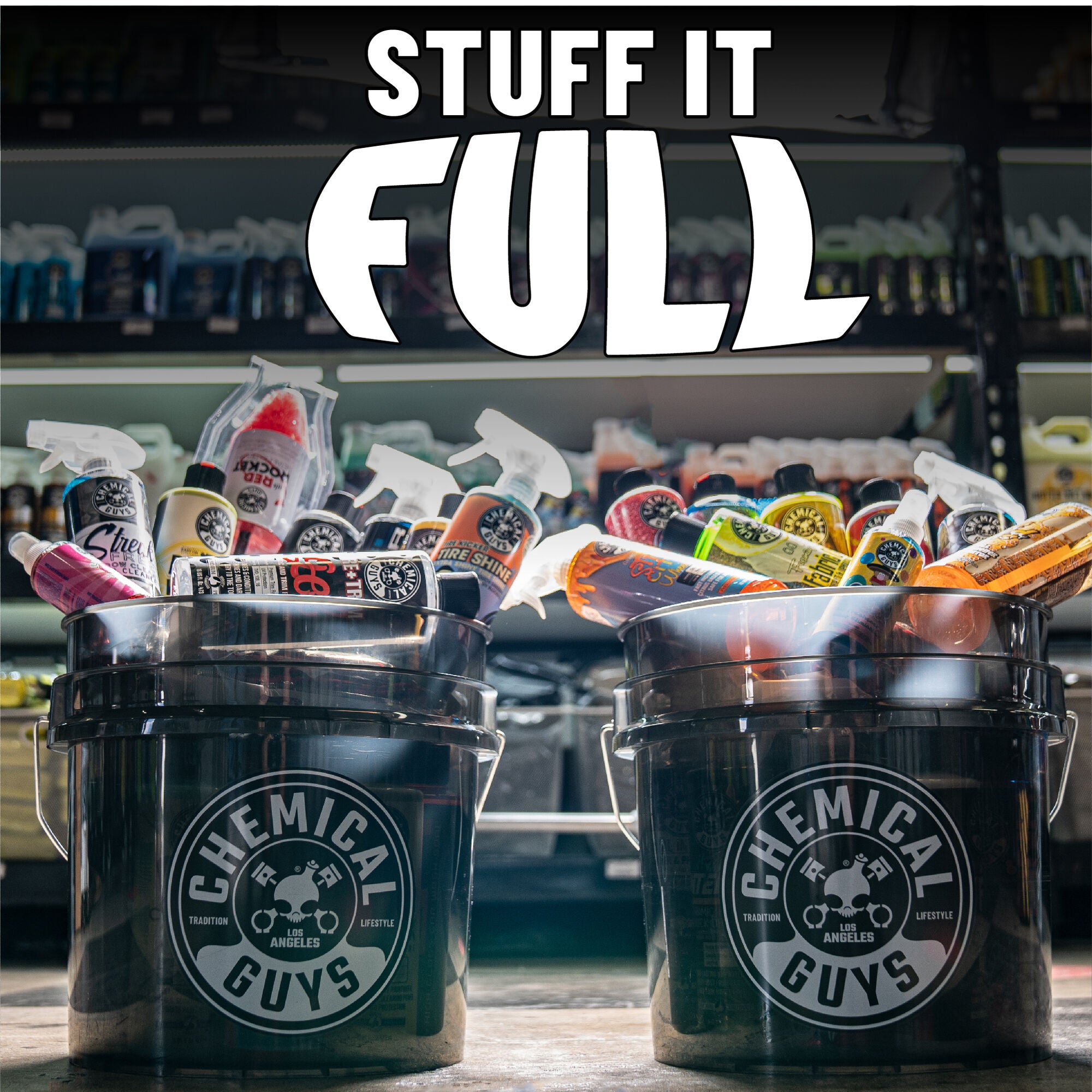 Heavy Duty Ultra Clear Detailing Bucket. 4.25 Gal. Smoked Obsidian Black - Image 4