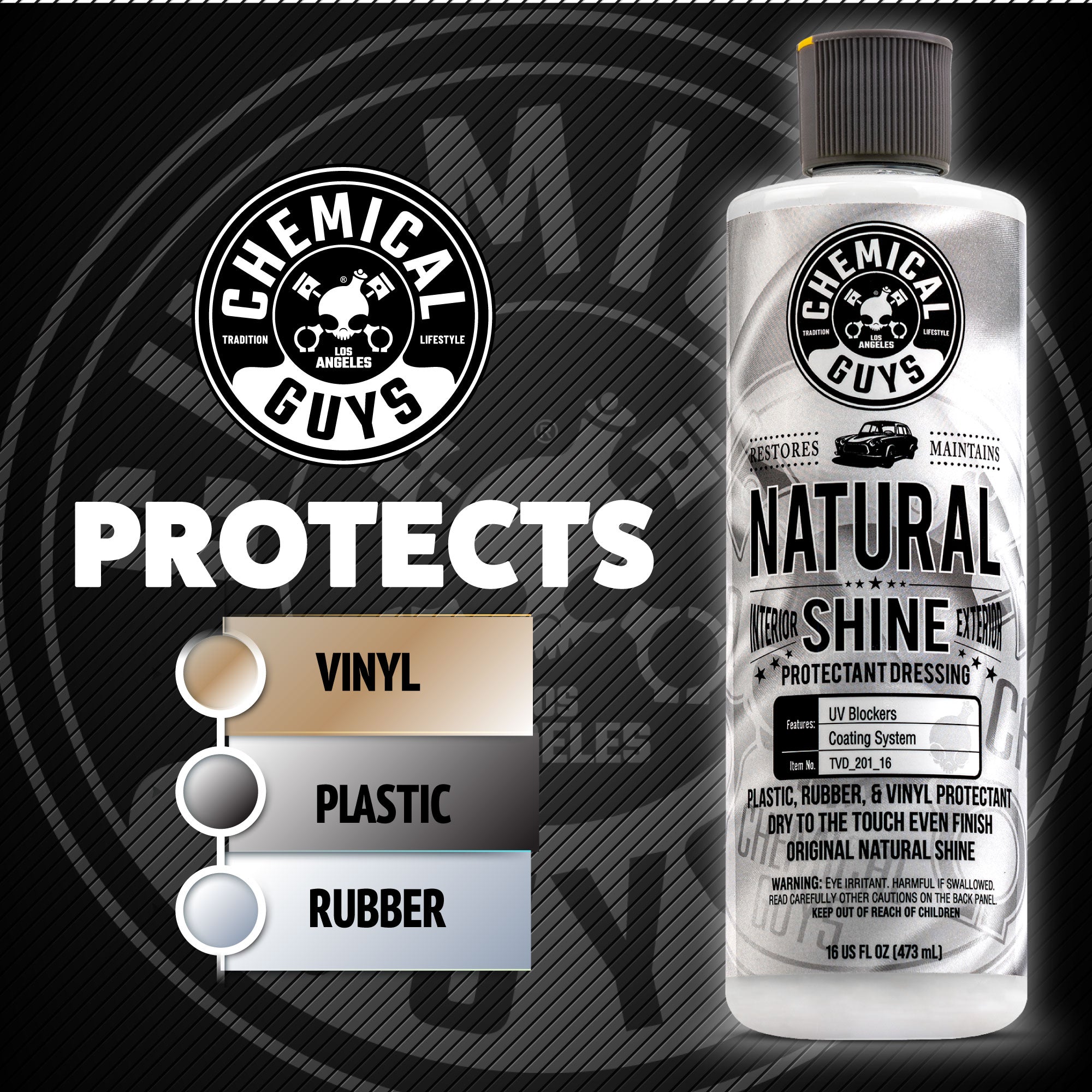 Natural Shine New Look Shine Plastic. Rubber. Vinyl Dressing - Image 2