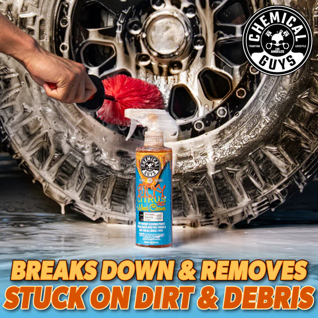 Sticky Citrus Spray Bundle with FREE Red Rocket Wheel and Rim Detailing Brush - Image 3
