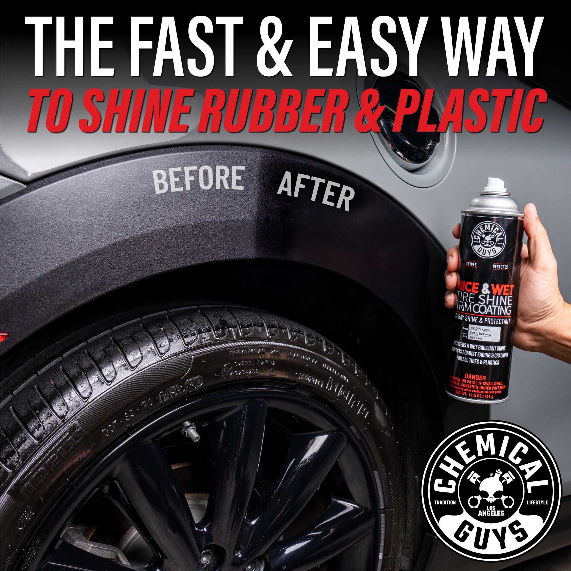 Nice and Wet Tire Shine Trim Coating Spray - Image 10