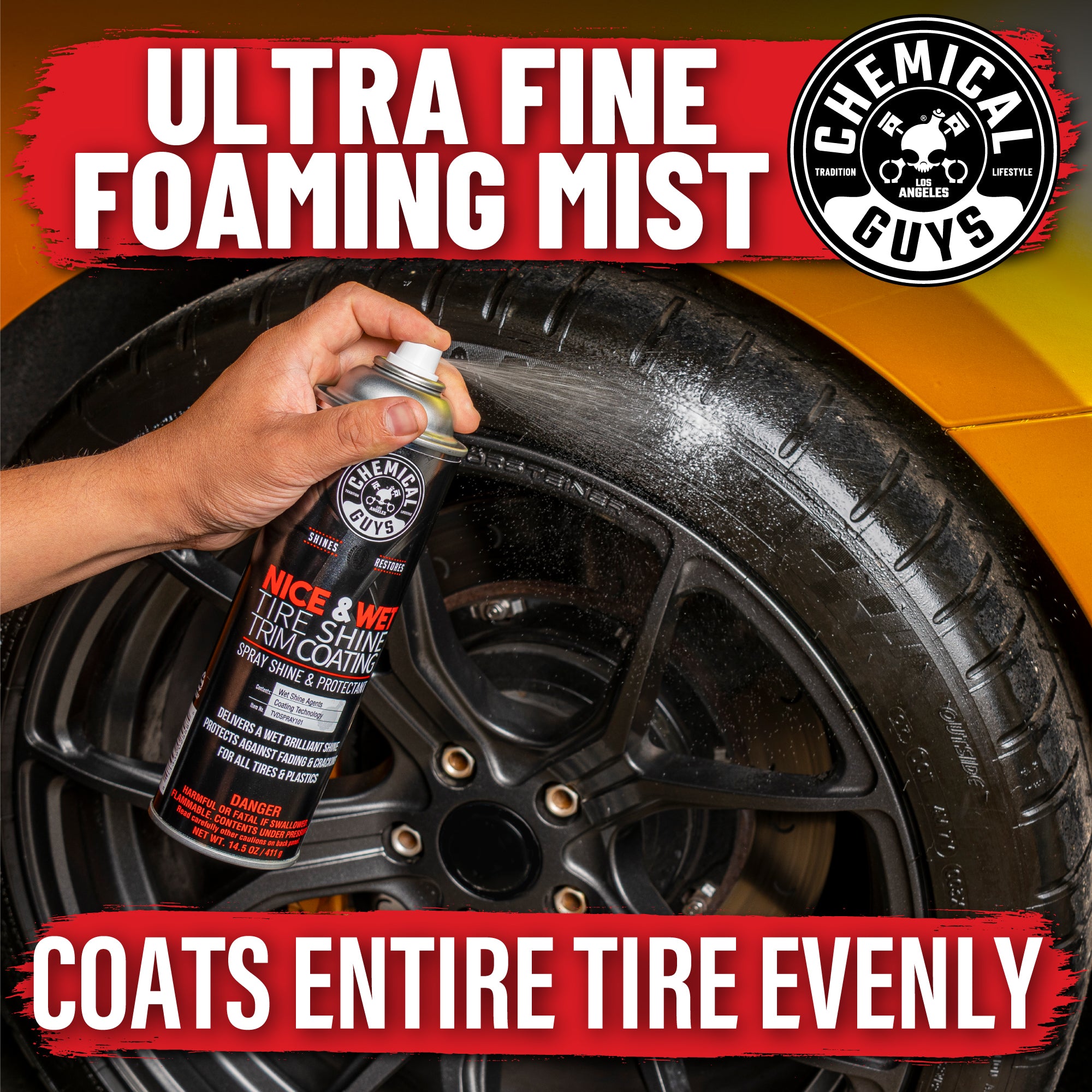 Nice and Wet Tire Shine Trim Coating Spray - Image 5
