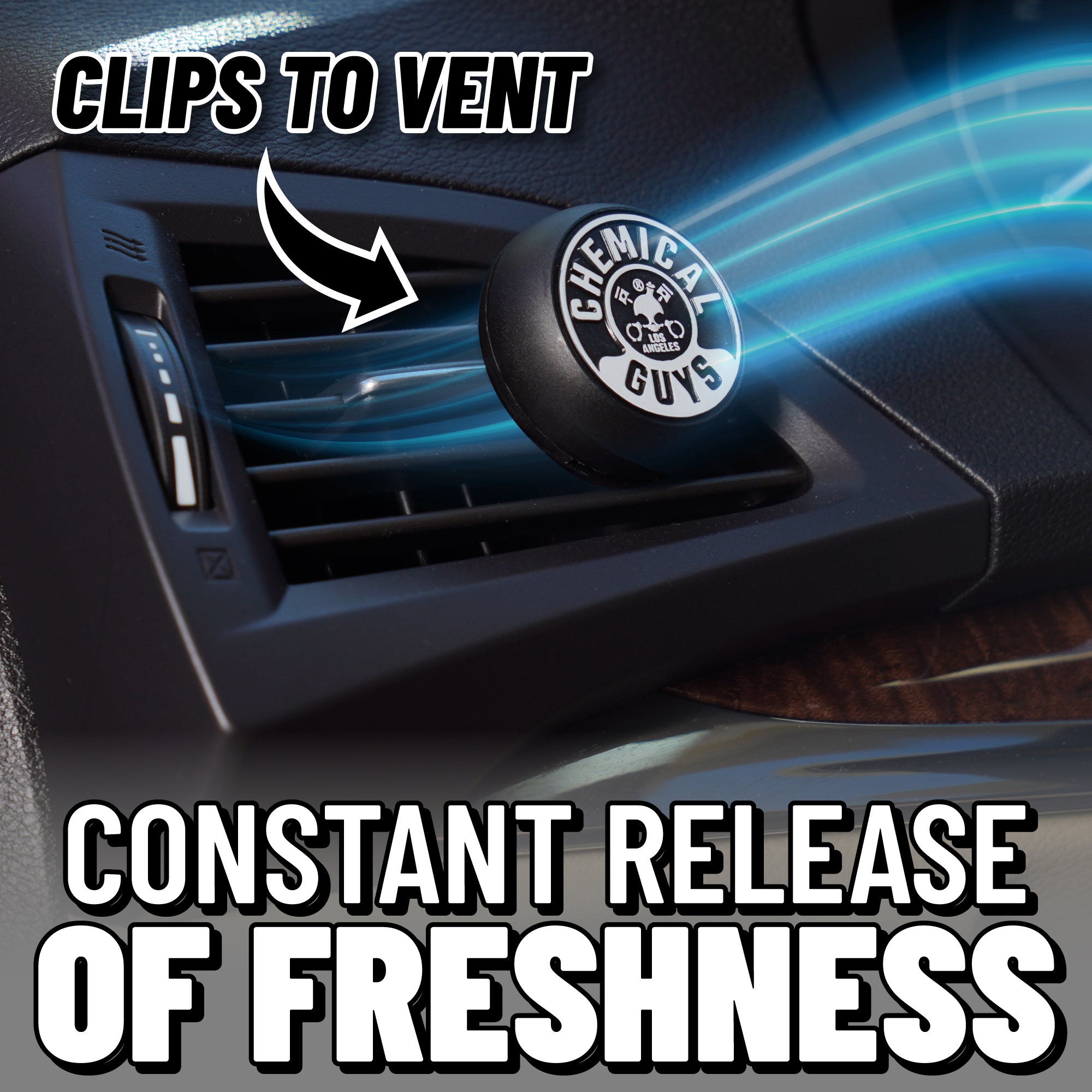 Black Frost Vent Clip Air Freshener - Image 3