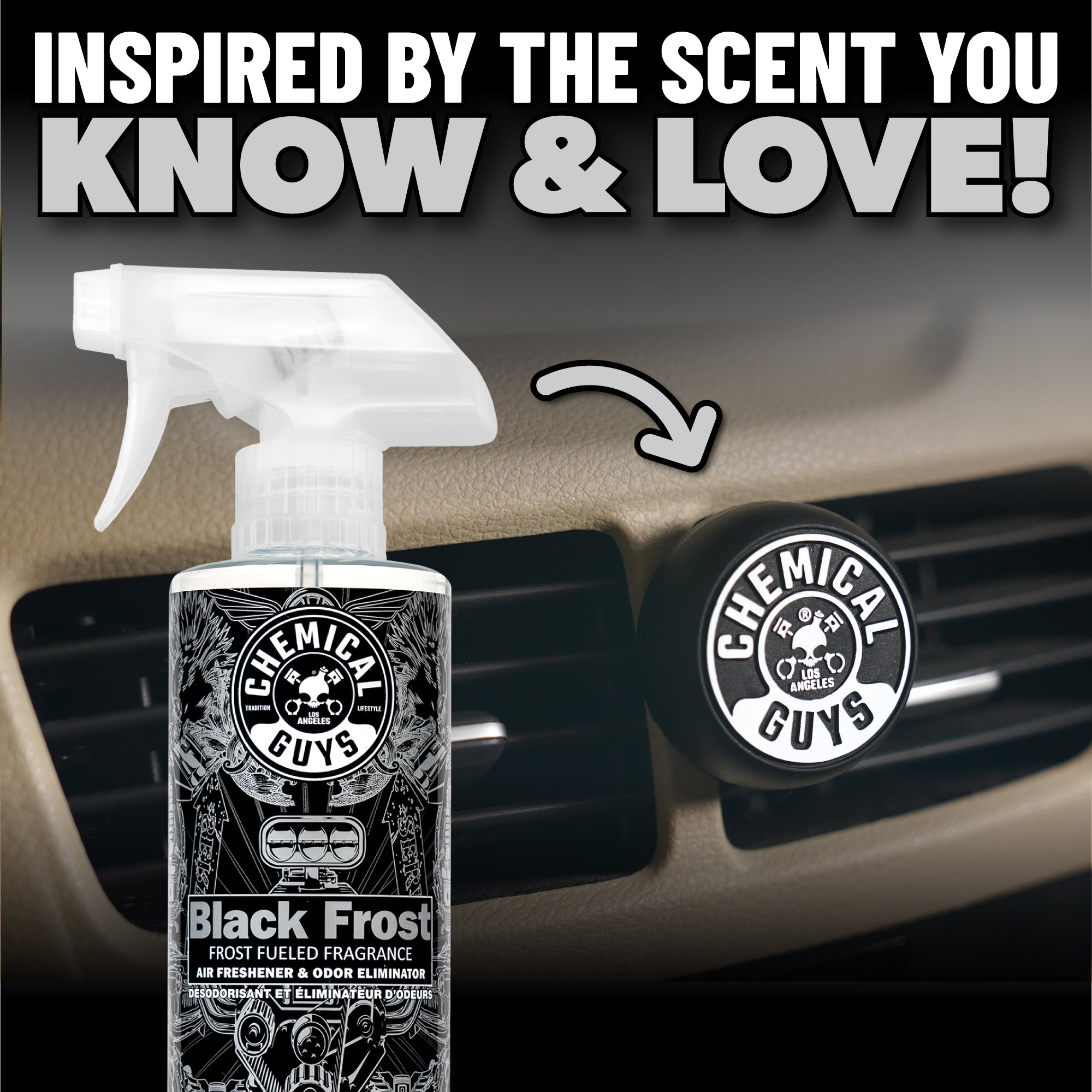 Black Frost Vent Clip Air Freshener - Image 5