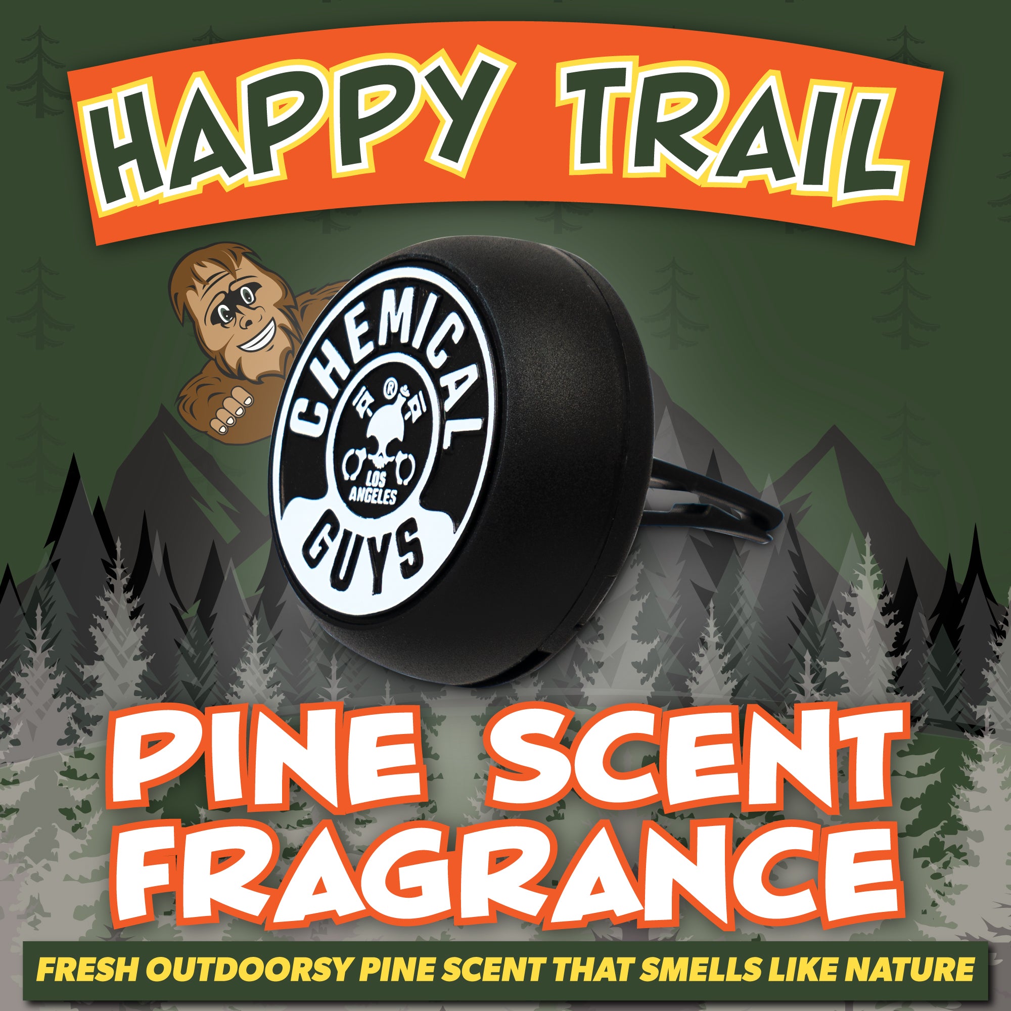 Happy Trail Outdoorsy Pine Vent Clip Air Freshener - Image 2