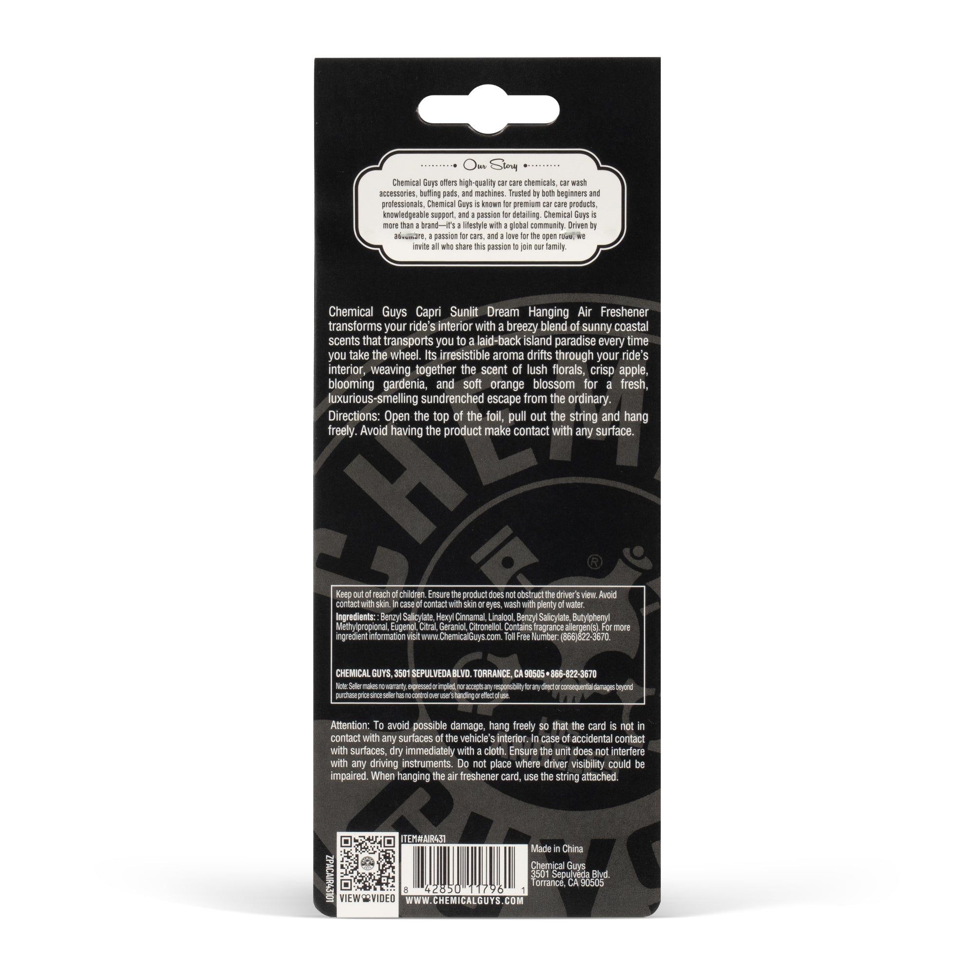 Capri Sunlit Dream Hanging Air Freshener - Image 5