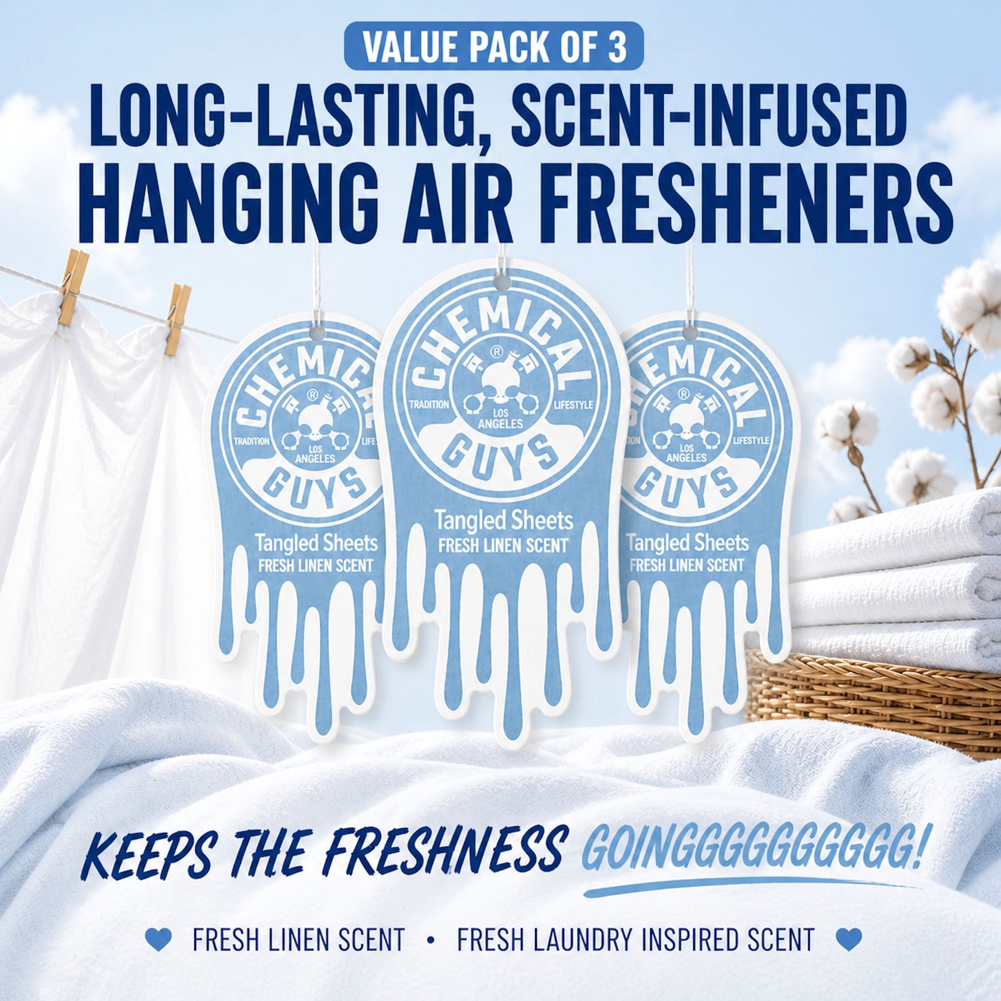 Tangled Sheets Hanging Air Freshener - Image 2
