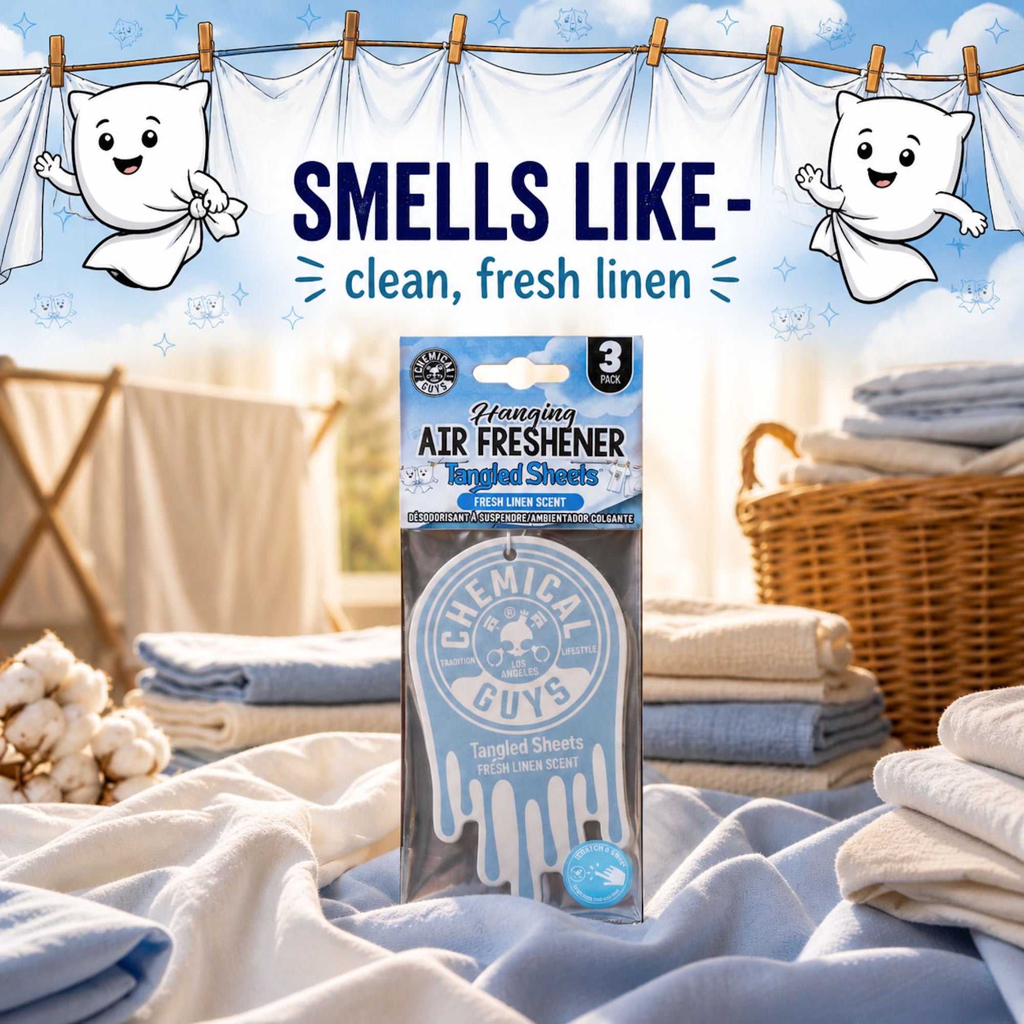 Tangled Sheets Hanging Air Freshener - Image 4