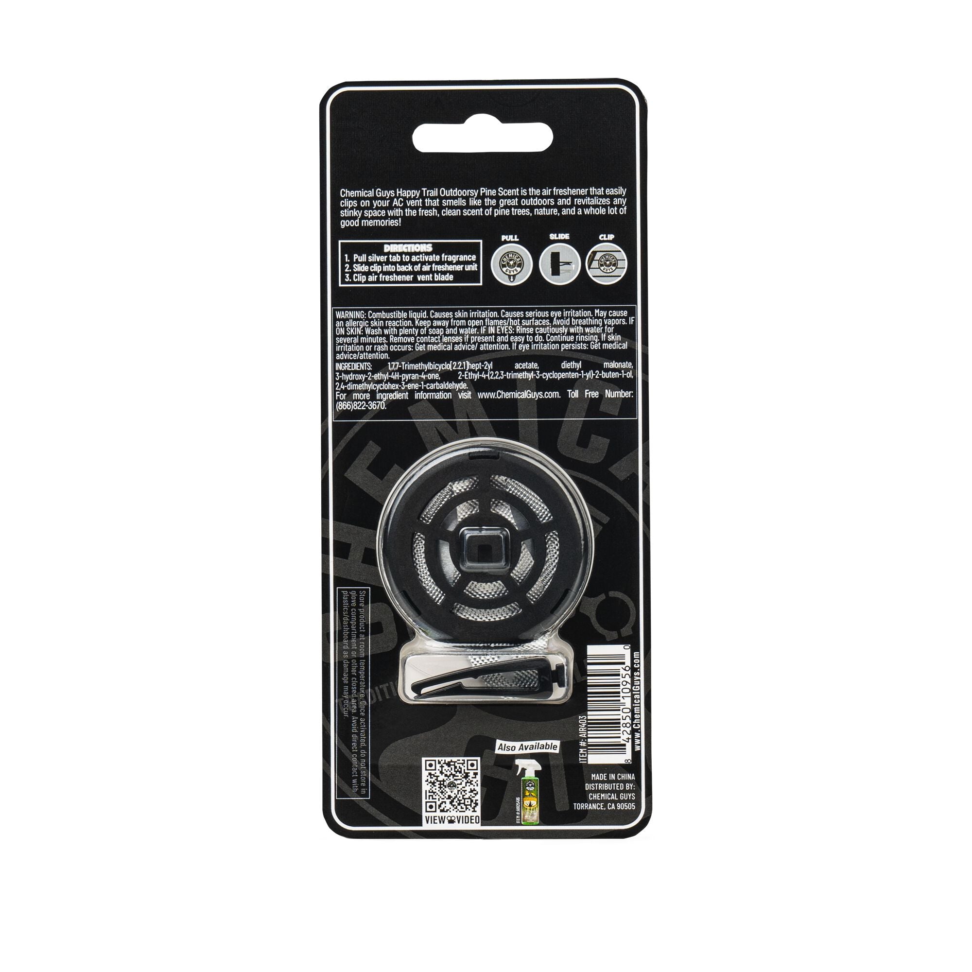 Happy Trail Outdoorsy Pine Vent Clip Air Freshener - Image 8
