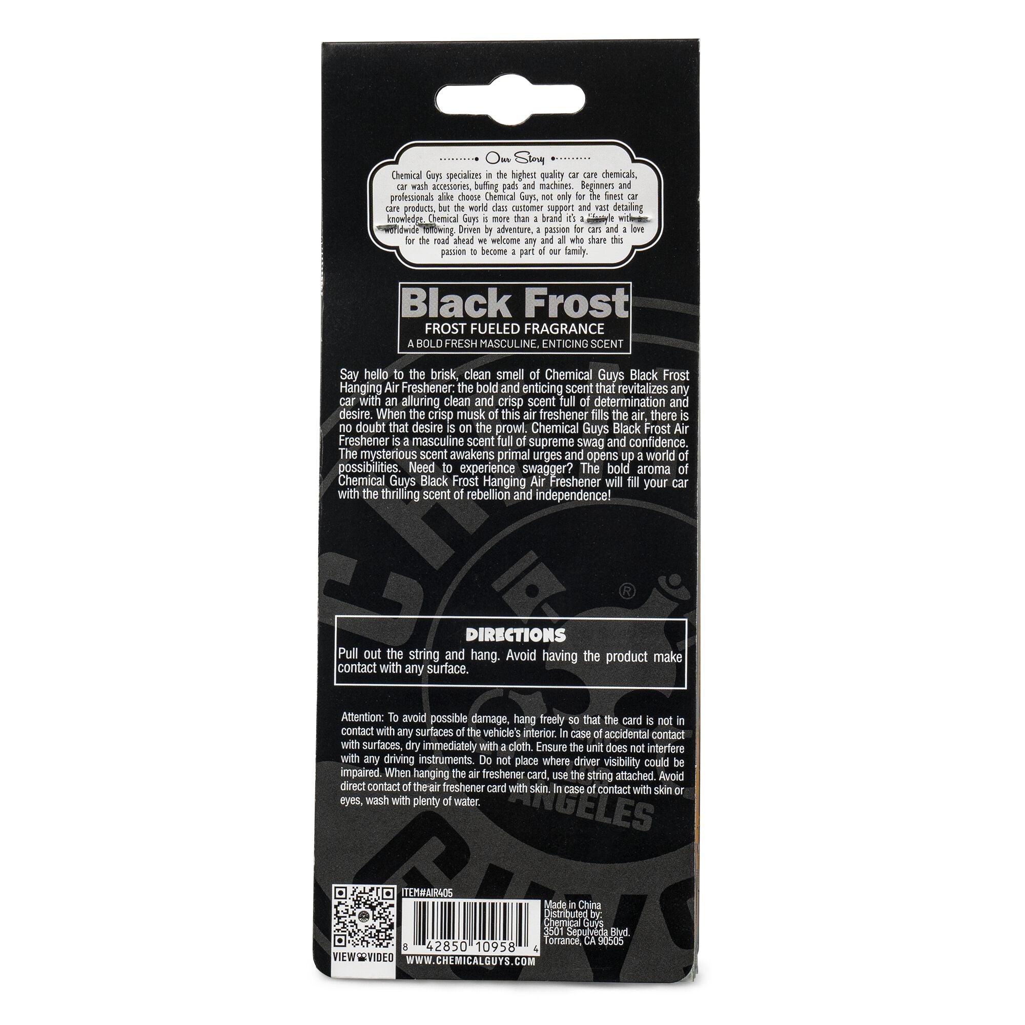 Black Frost Hanging Air Freshener Pack - Image 6