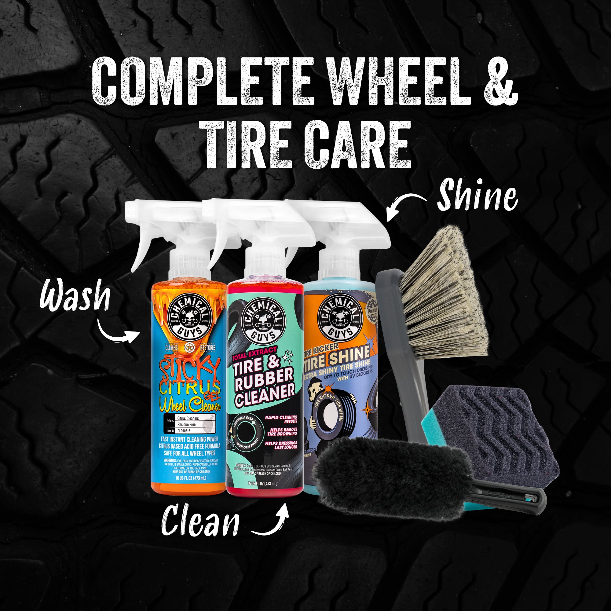 Wheel & Tire Complete Clean Kit - Image 2