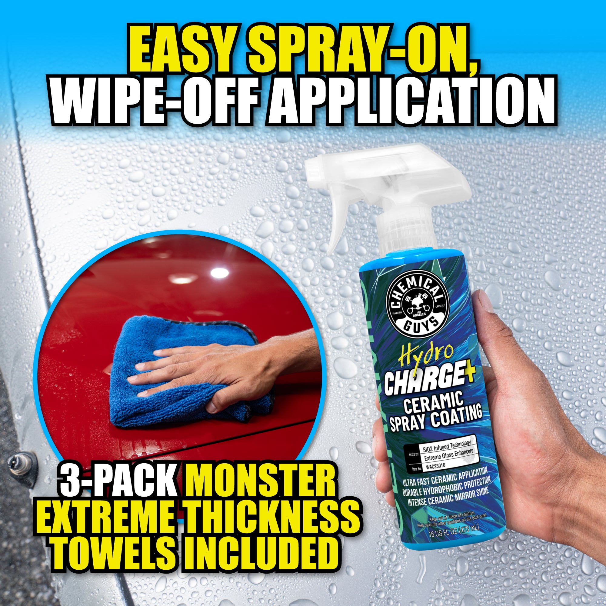 HydroCharge+ Ceramic Spray Coating Bundle - Image 2